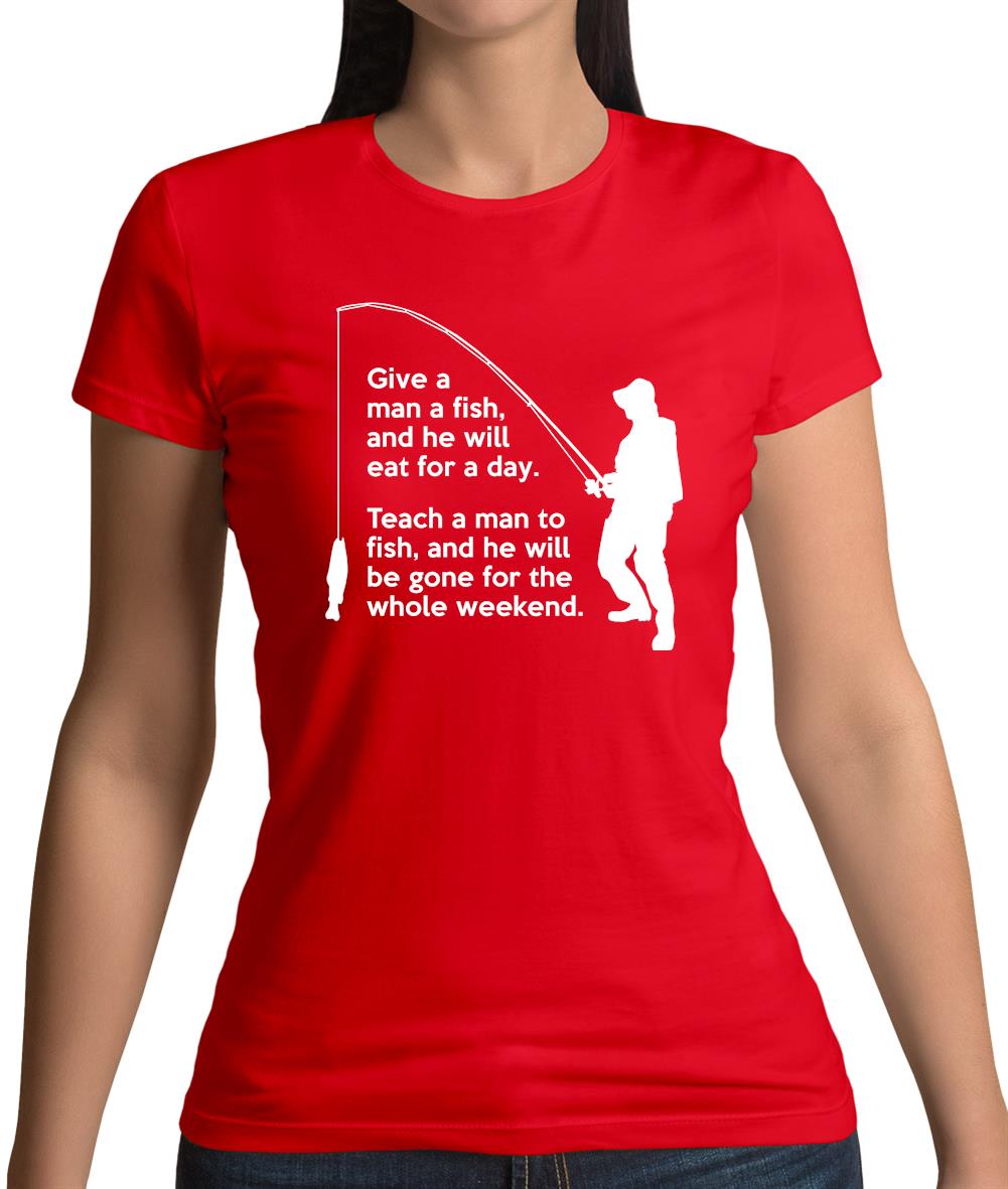 Fishing He'Ll Be Gone For The Weekend Womens T-Shirt Fishing He'Ll Be Gone For The Weekend Womens T-Shirt
