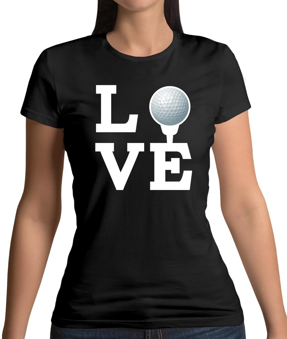 Love Golf Womens T-Shirt Love Golf Womens T-Shirt