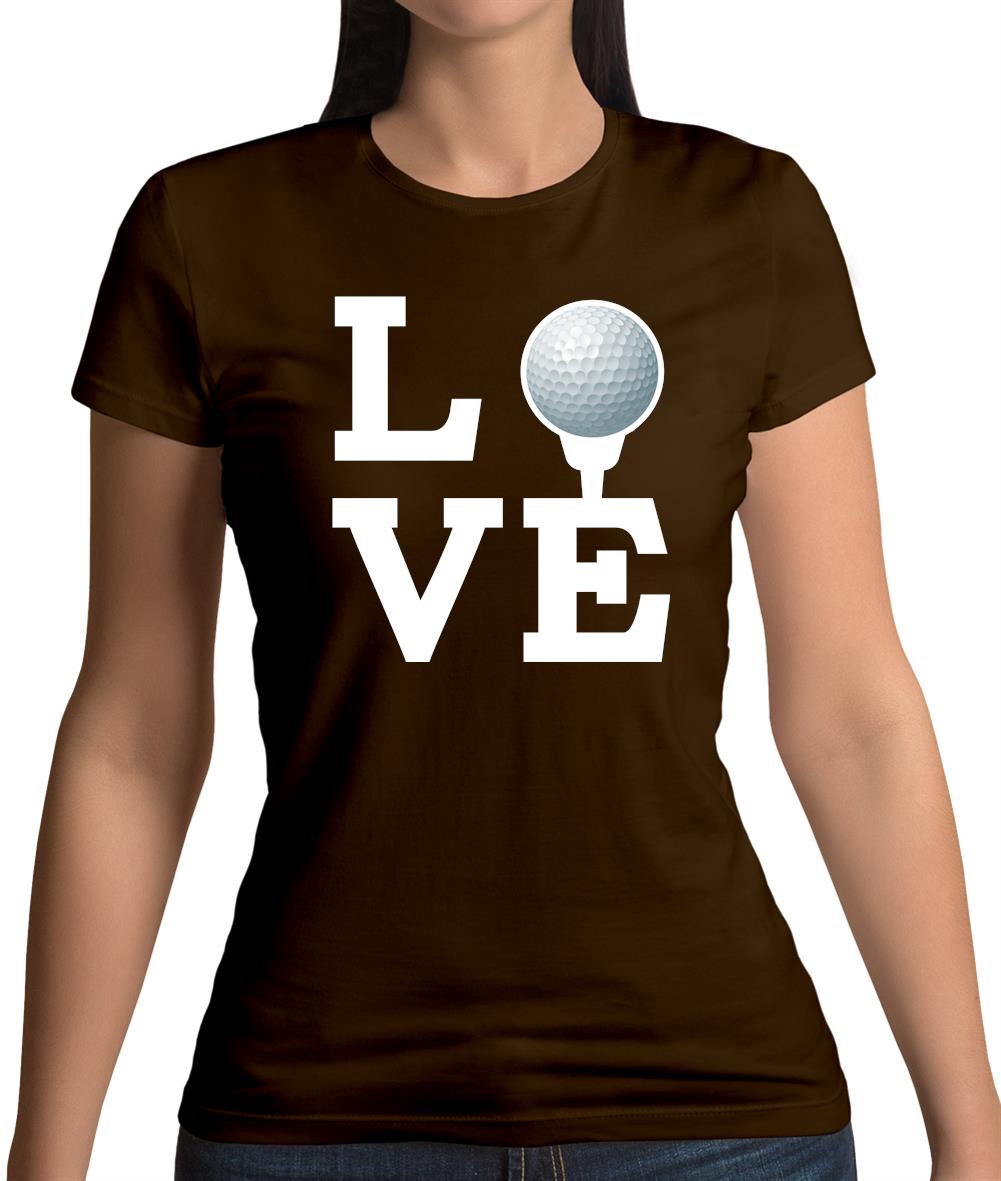 Love Golf Womens T-Shirt Love Golf Womens T-Shirt