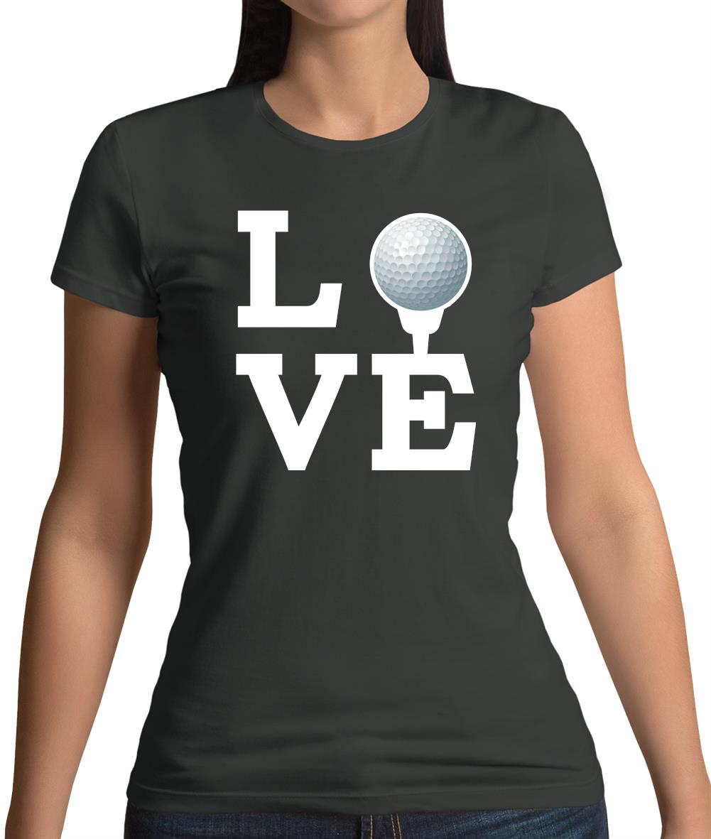 Love Golf Womens T-Shirt Love Golf Womens T-Shirt