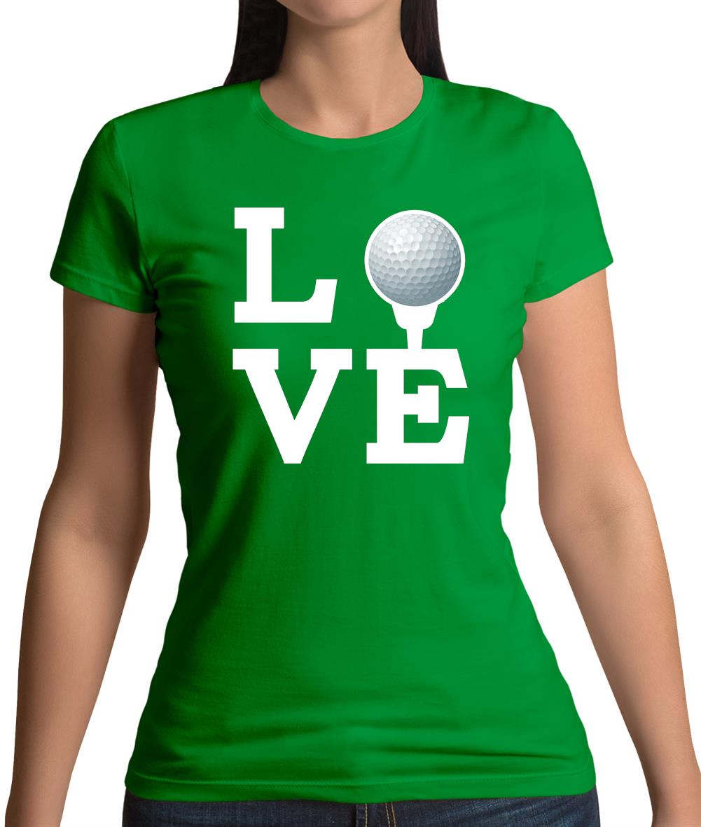 Love Golf Womens T-Shirt Love Golf Womens T-Shirt