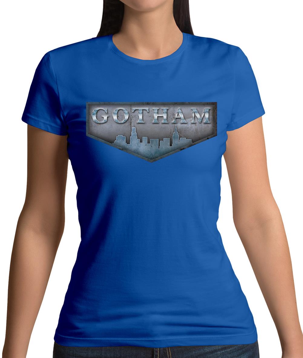 Gotham City Scape Womens T-Shirt Gotham City Scape Womens T-Shirt