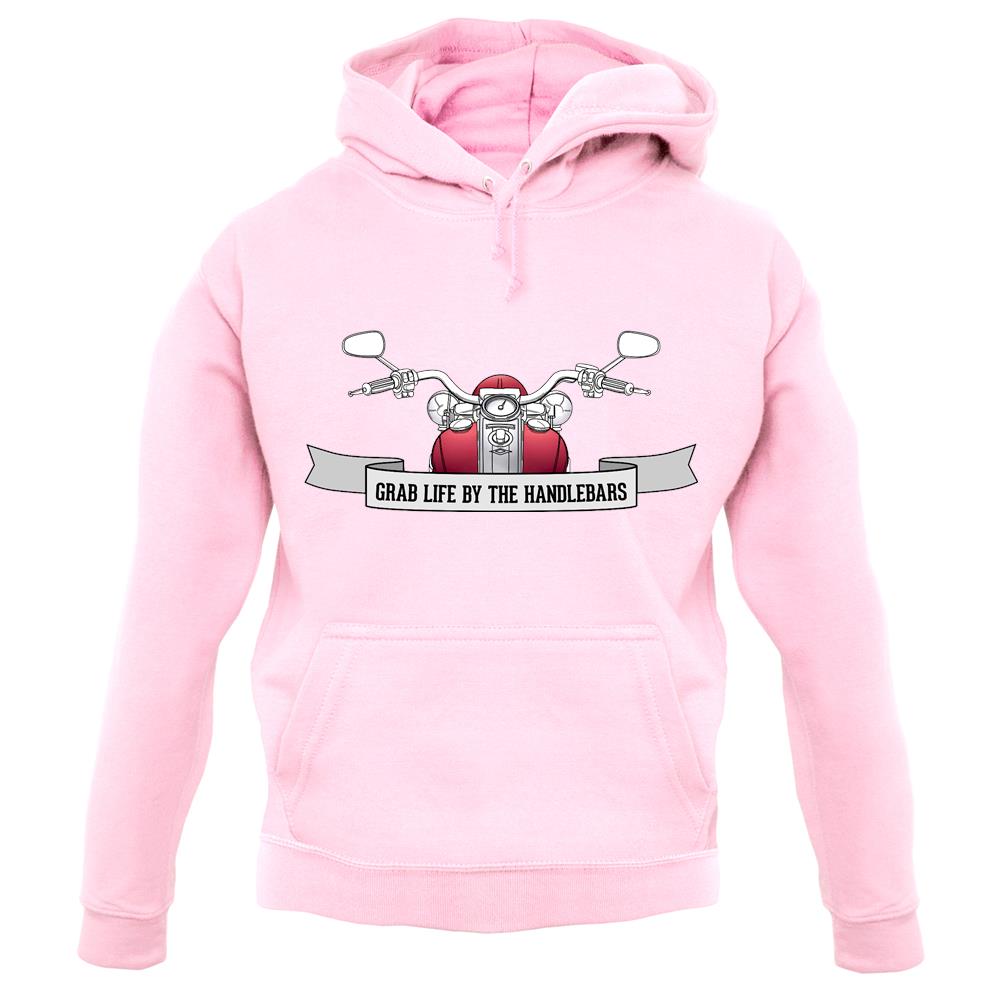 Grab Life By the Handle Bars (Motorcyle) Unisex Hoodie Grab Life By the Handle Bars (Motorcyle) Unisex Hoodie