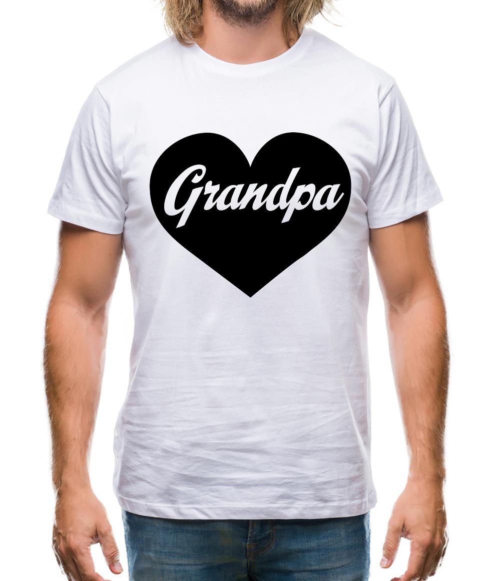 Heart Grandpa Mens T-Shirt Heart Grandpa Mens T-Shirt