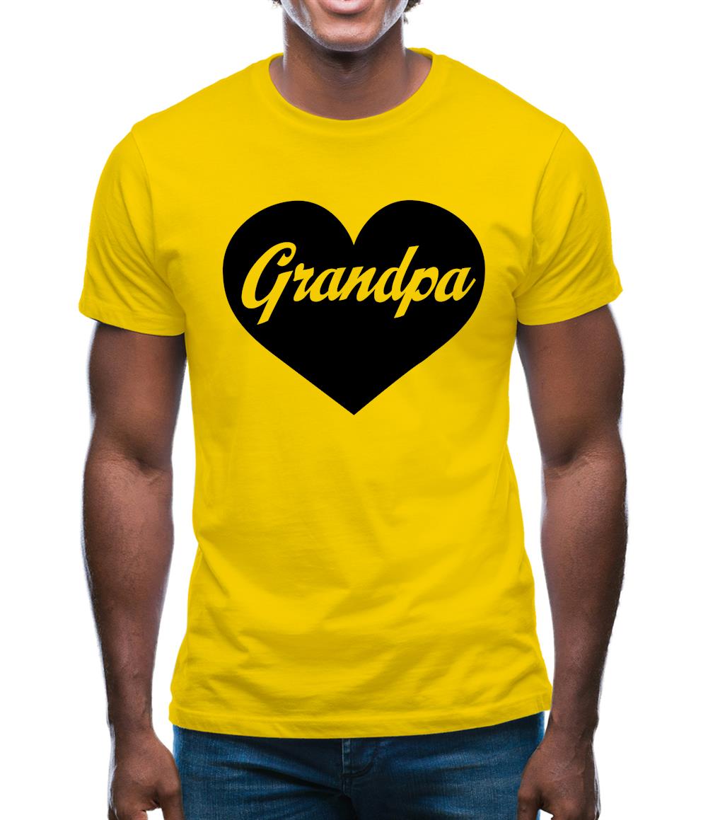 Heart Grandpa Mens T-Shirt Heart Grandpa Mens T-Shirt