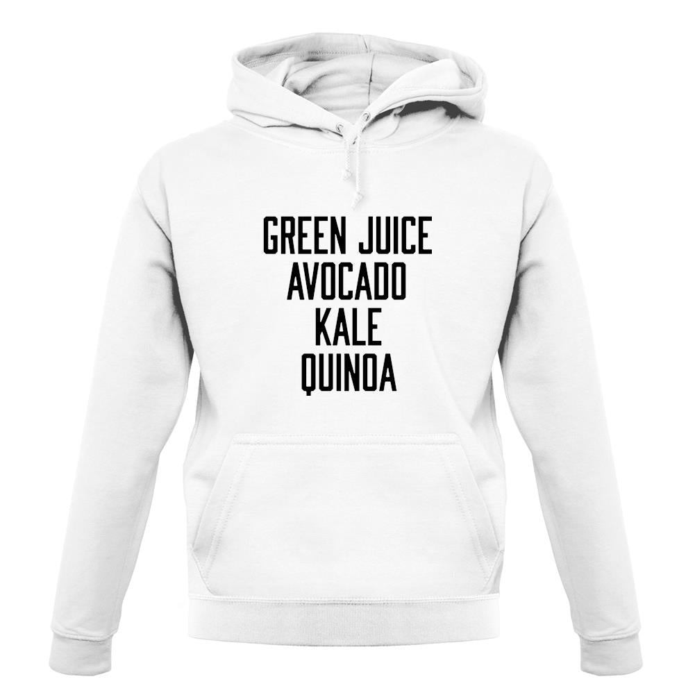 Green Juice Avocado Kale unisex hoodie Green Juice Avocado Kale unisex hoodie