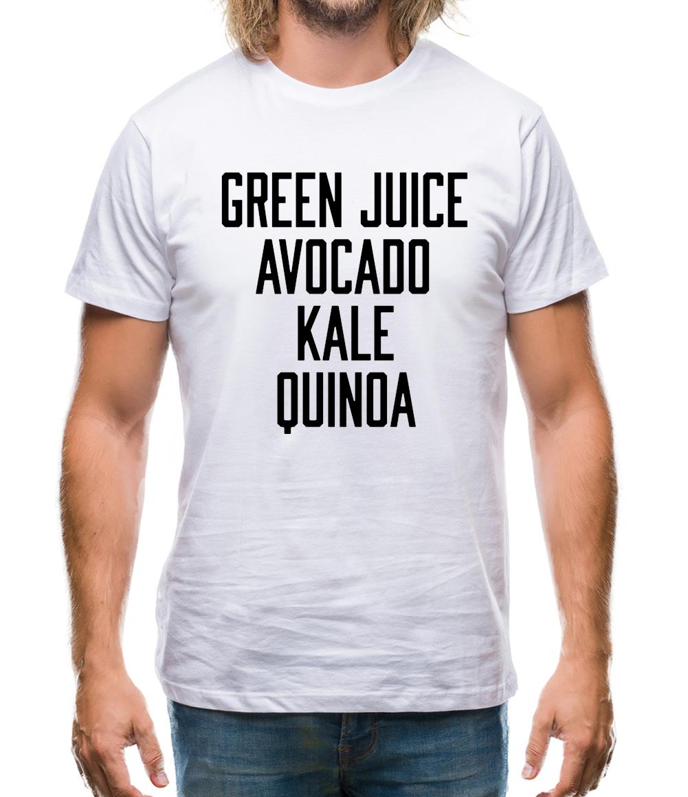 Green Juice Avocado Kale Mens T-Shirt Green Juice Avocado Kale Mens T-Shirt