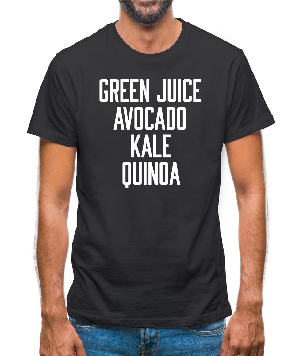 Green Juice Avocado Kale Mens T-Shirt Green Juice Avocado Kale Mens T-Shirt