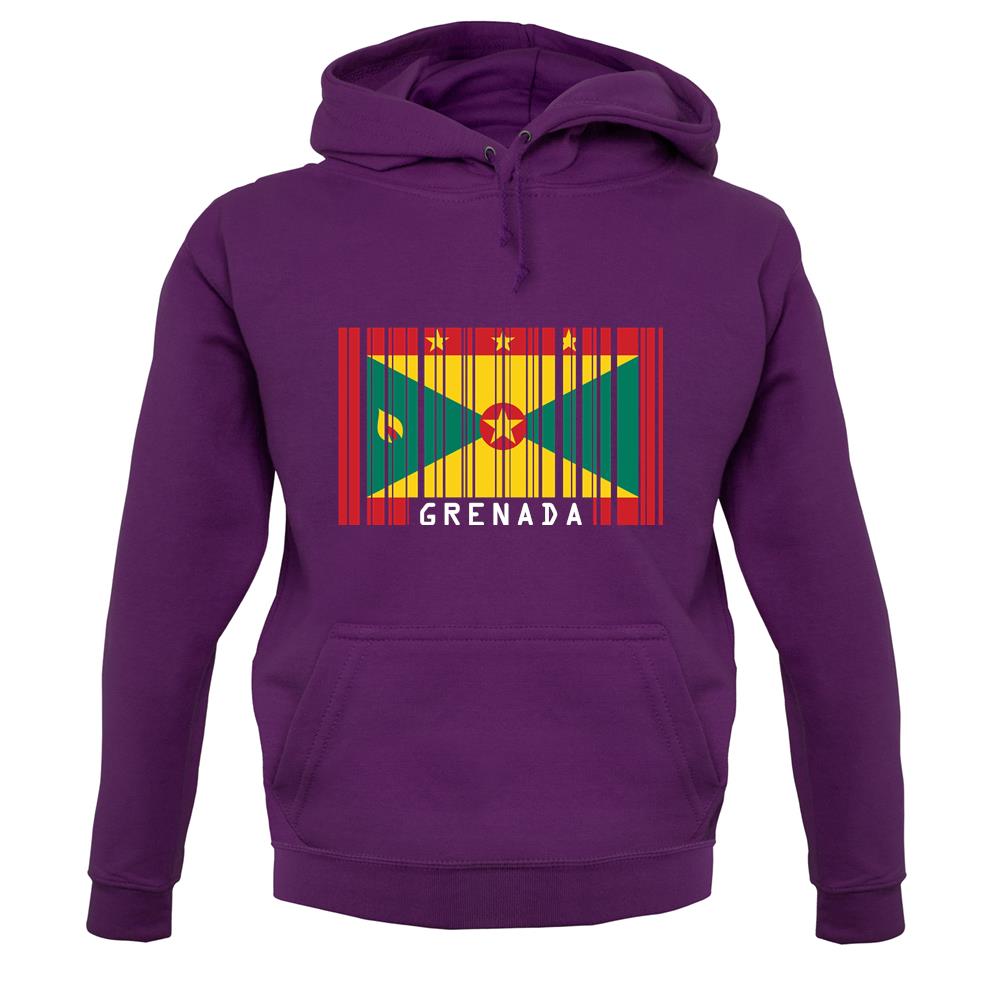 Grenada Barcode Style Flag unisex hoodie Grenada Barcode Style Flag unisex hoodie