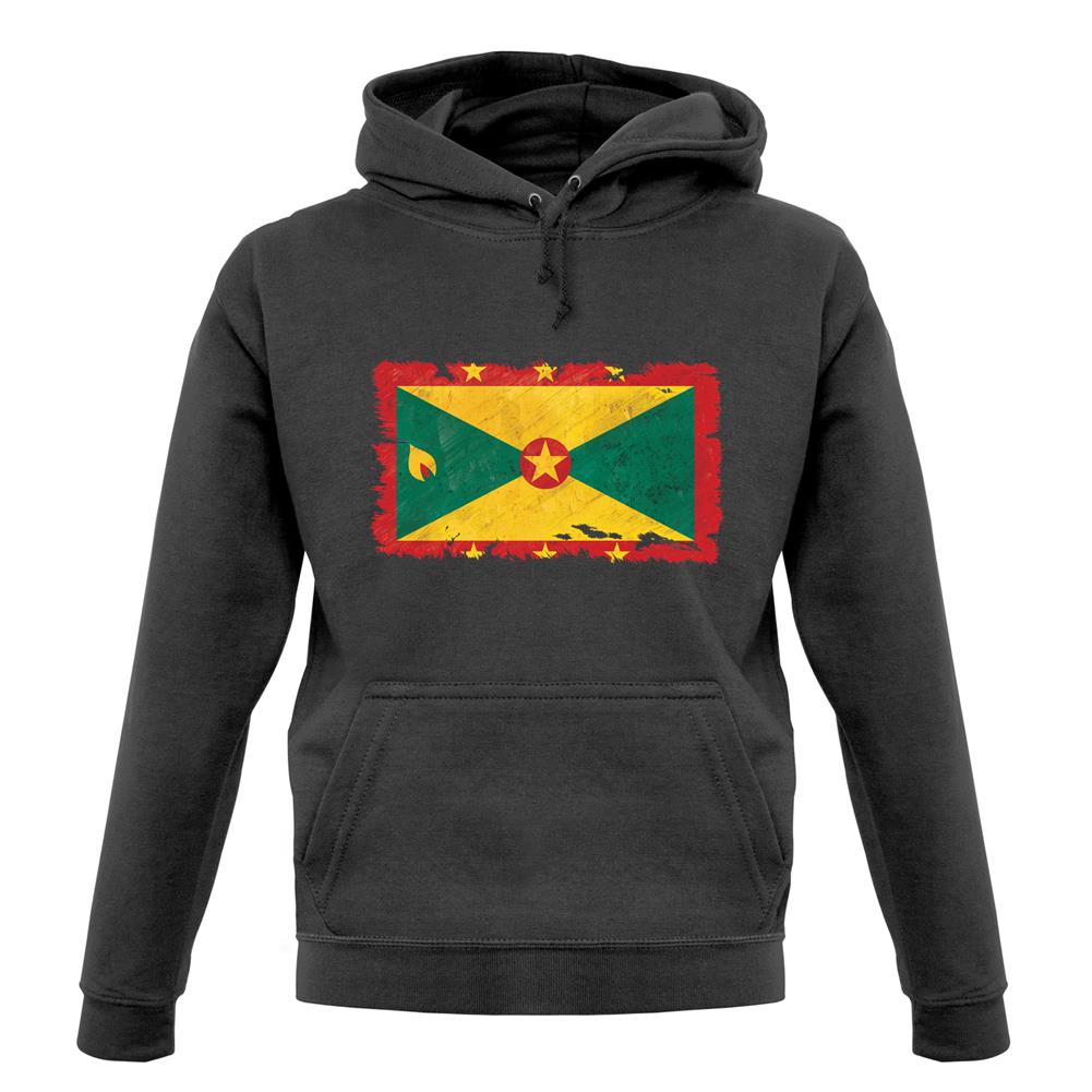 Grenada Grunge Style Flag unisex hoodie Grenada Grunge Style Flag unisex hoodie