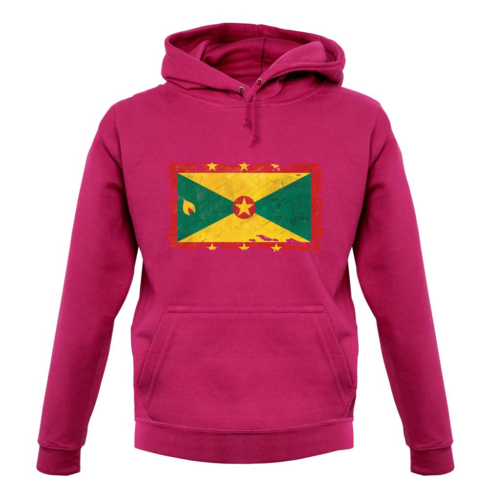 Grenada Grunge Style Flag unisex hoodie Grenada Grunge Style Flag unisex hoodie