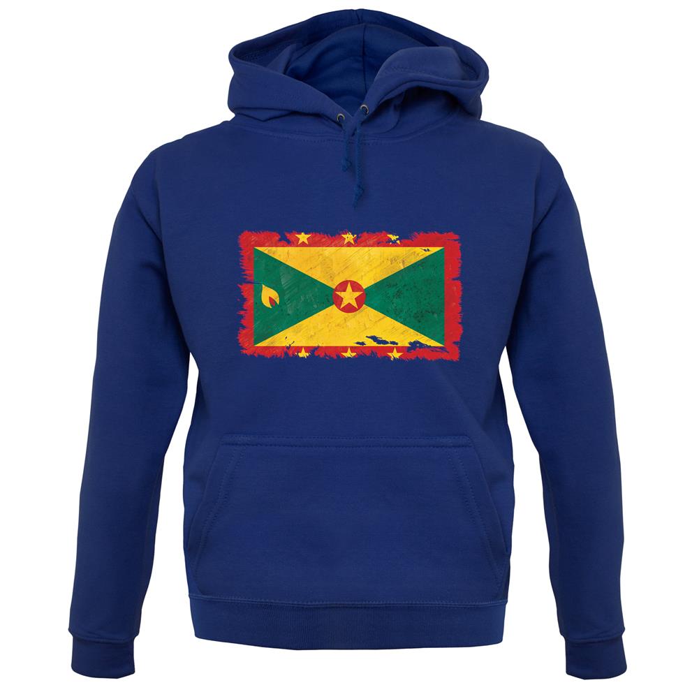 Grenada Grunge Style Flag unisex hoodie Grenada Grunge Style Flag unisex hoodie