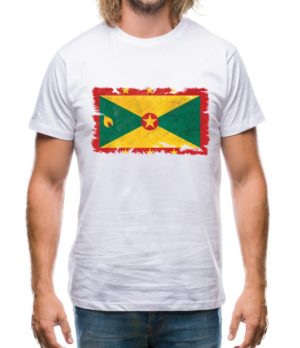 Grenada Grunge Style Flag Mens T-Shirt Grenada Grunge Style Flag Mens T-Shirt