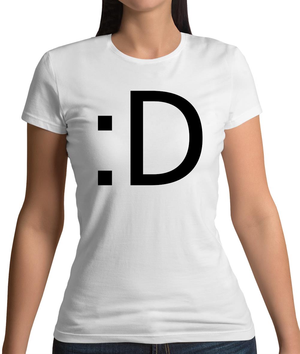 Grin Smiley Womens T-Shirt Grin Smiley Womens T-Shirt