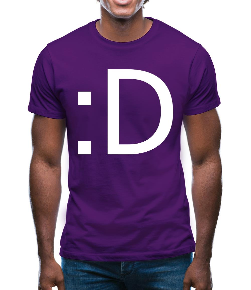 Grin Smiley Mens T-Shirt Grin Smiley Mens T-Shirt