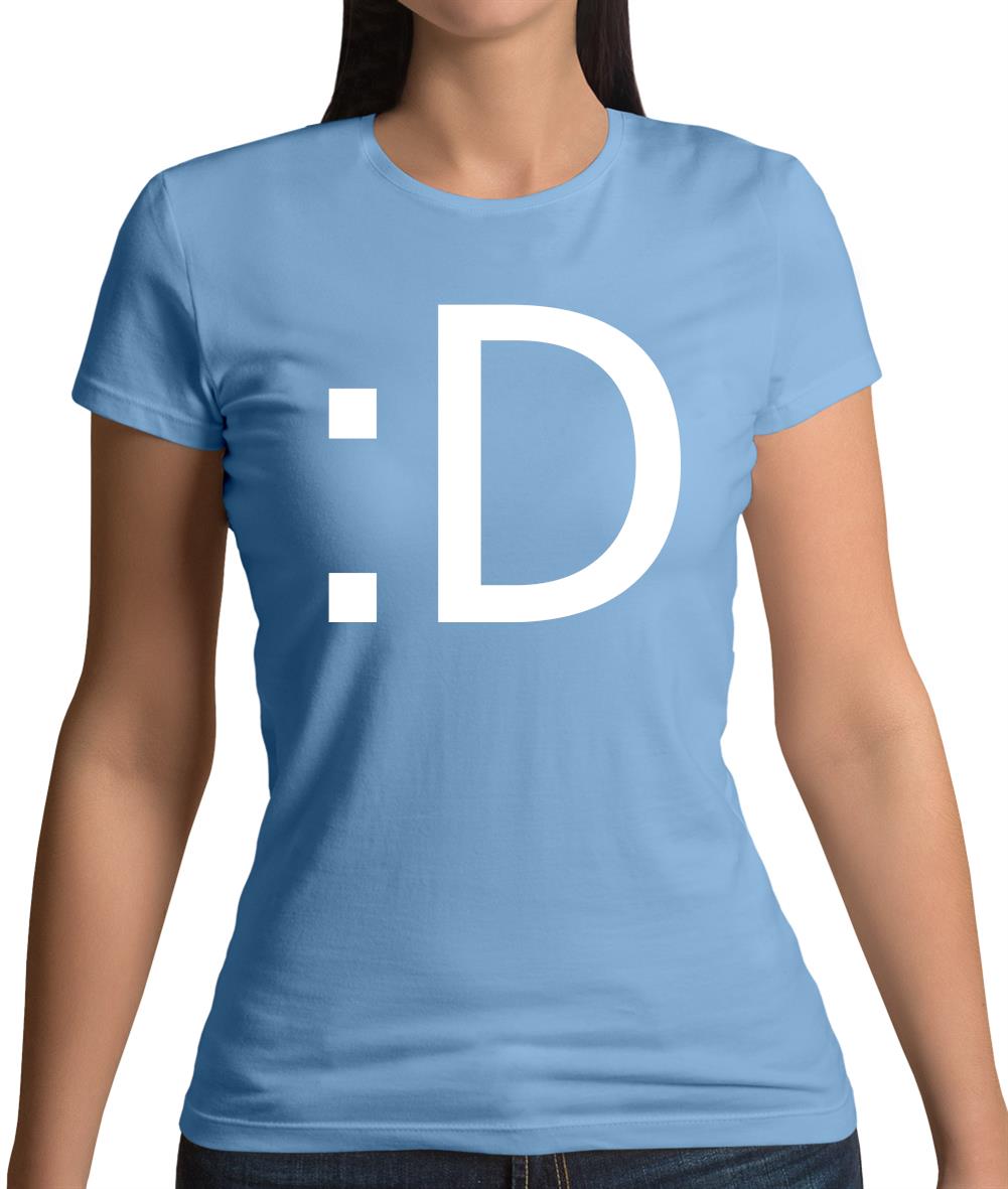 Grin Smiley Womens T-Shirt Grin Smiley Womens T-Shirt