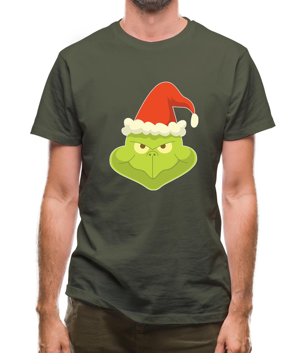 Grinch Face Mens T-Shirt Grinch Face Mens T-Shirt