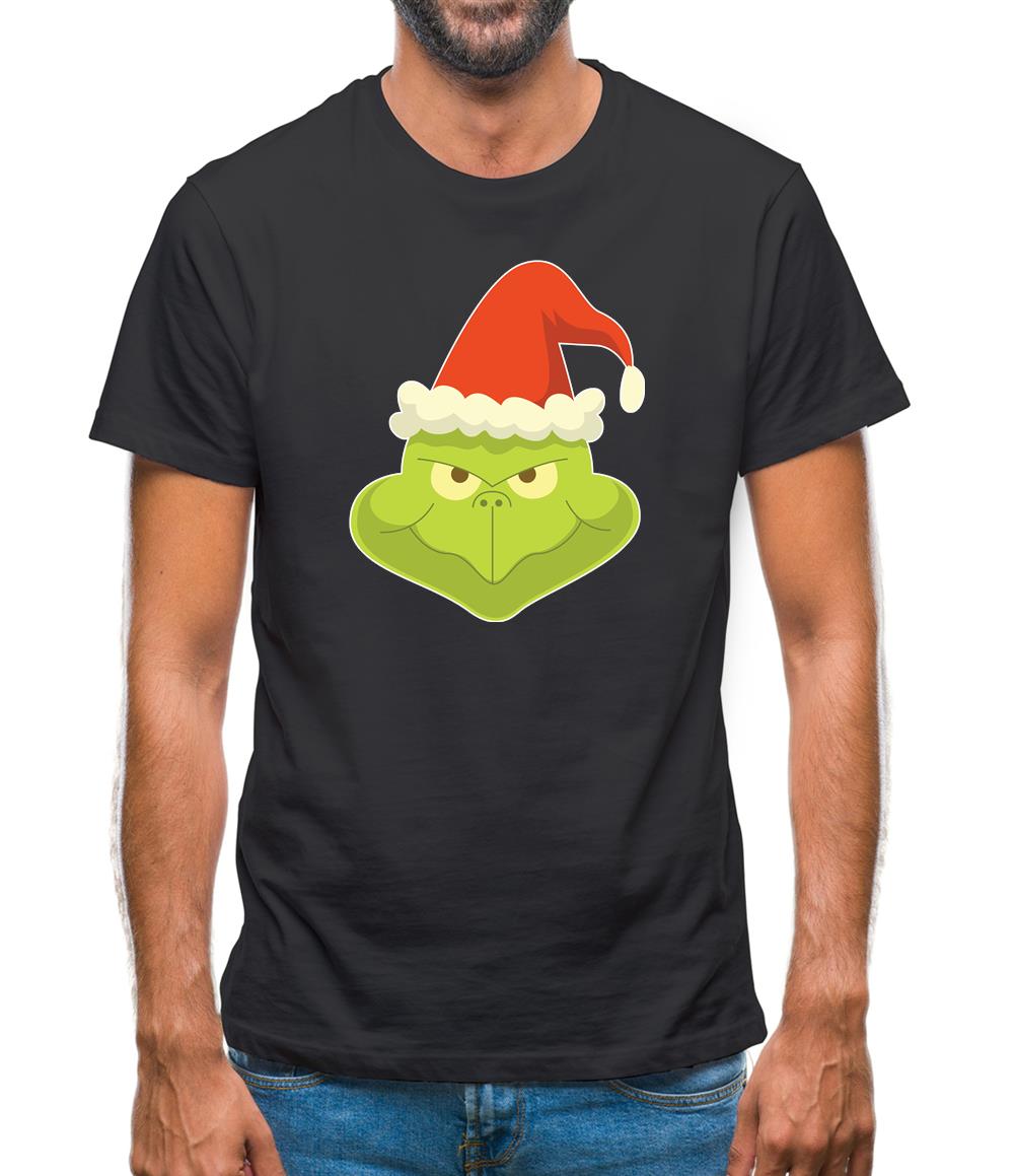 Grinch Face Mens T-Shirt Grinch Face Mens T-Shirt