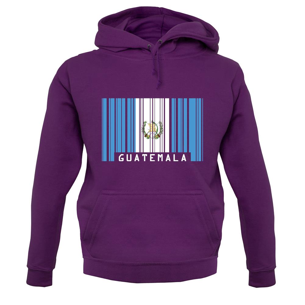 Guatemala Barcode Style Flag unisex hoodie Guatemala Barcode Style Flag unisex hoodie