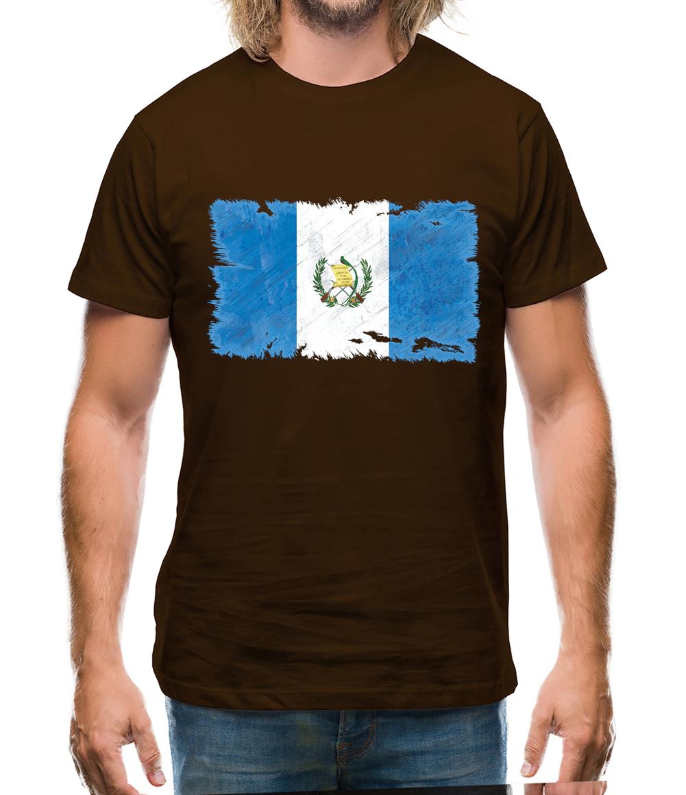 Guatemala Grunge Style Flag Mens T-Shirt Guatemala Grunge Style Flag Mens T-Shirt