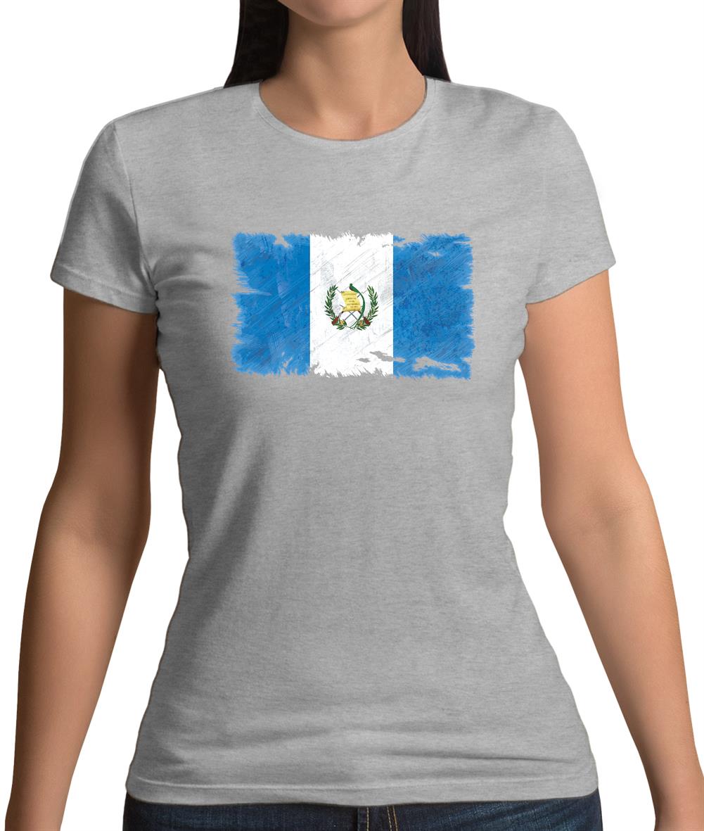 Guatemala Grunge Style Flag Womens T-Shirt Guatemala Grunge Style Flag Womens T-Shirt