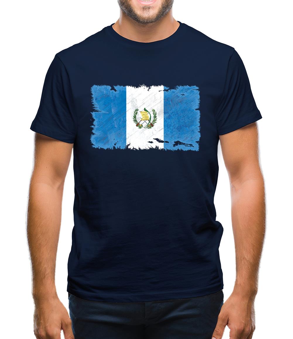 Guatemala Grunge Style Flag Mens T-Shirt Guatemala Grunge Style Flag Mens T-Shirt