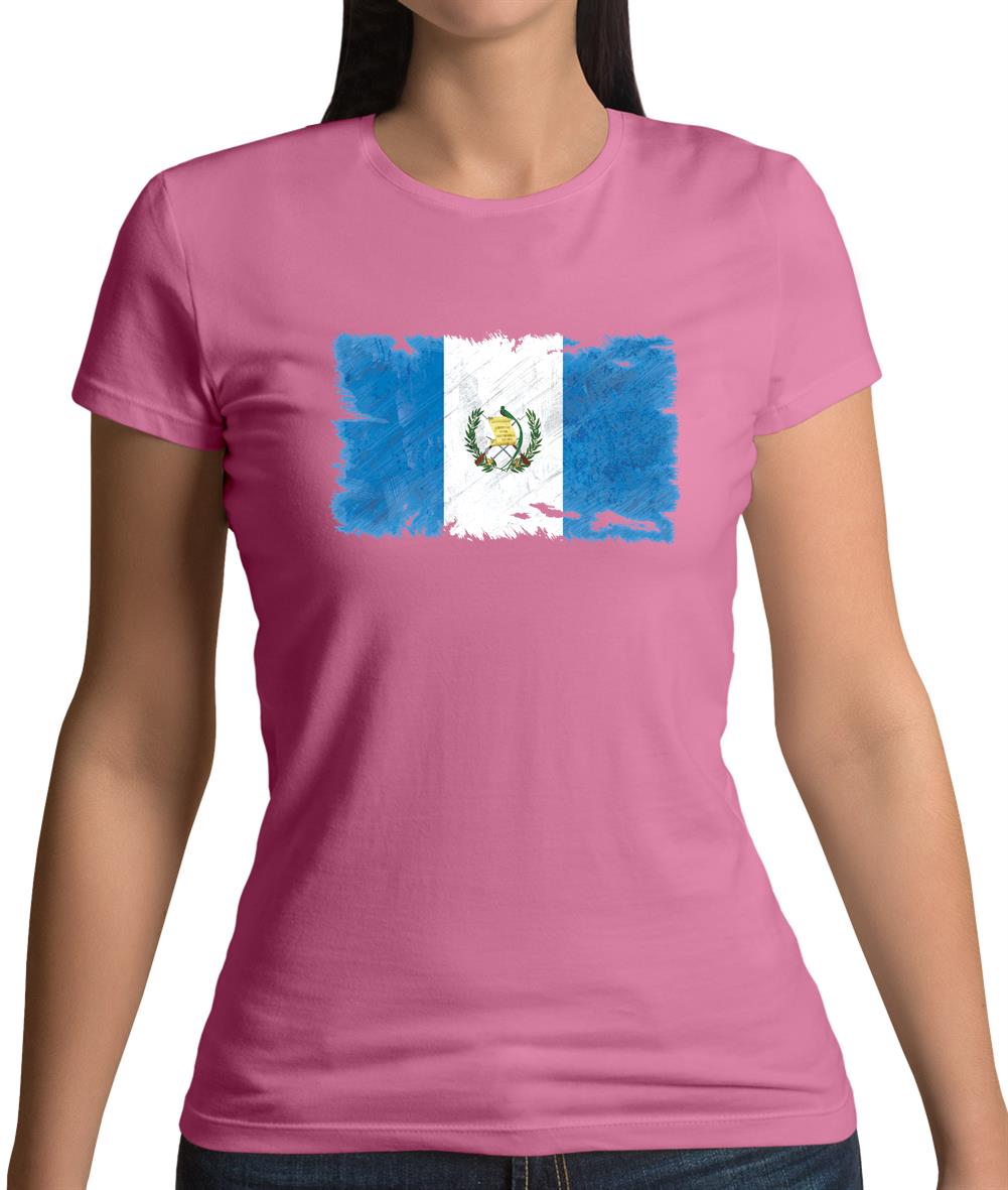 Guatemala Grunge Style Flag Womens T-Shirt Guatemala Grunge Style Flag Womens T-Shirt