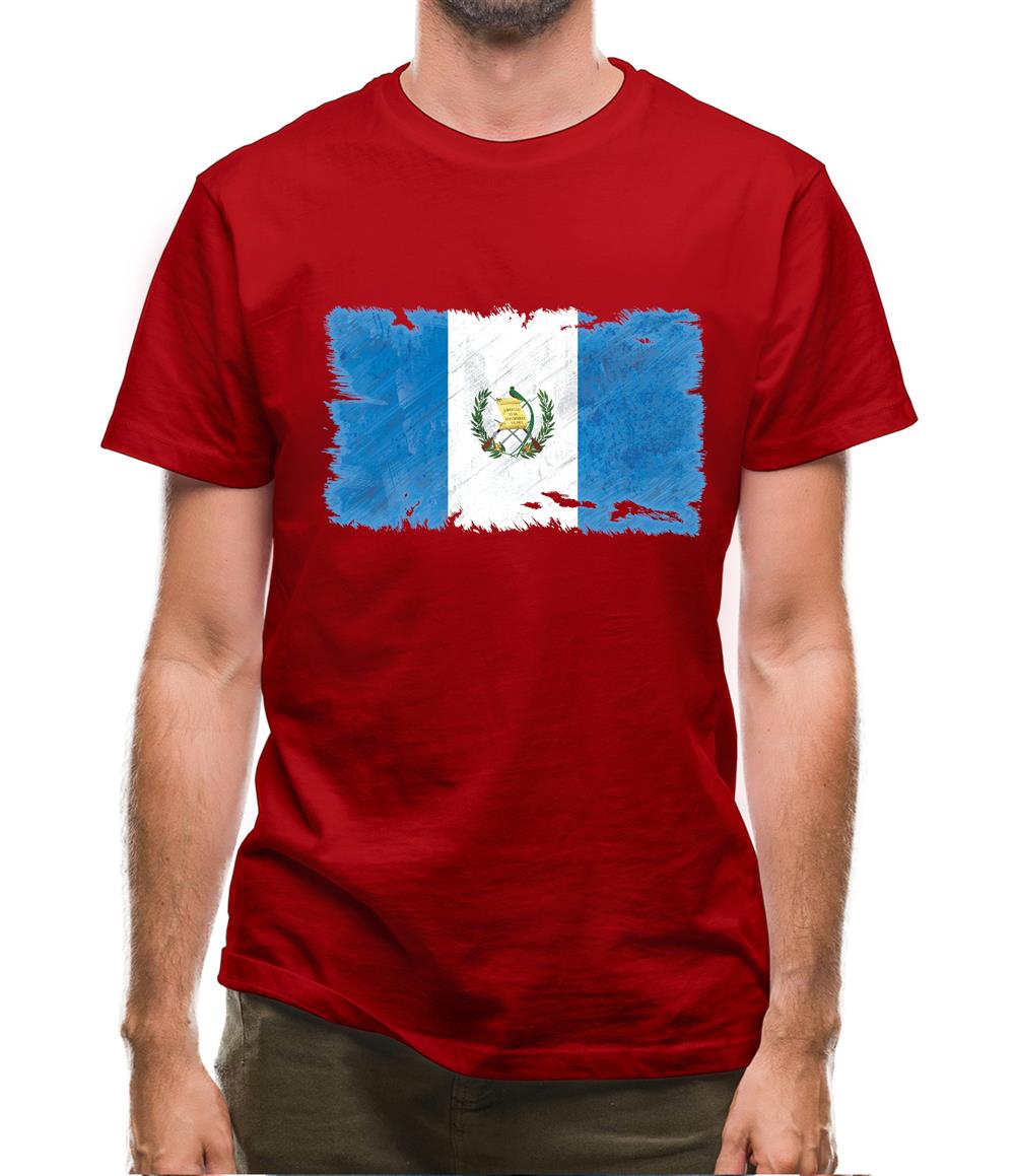 Guatemala Grunge Style Flag Mens T-Shirt Guatemala Grunge Style Flag Mens T-Shirt