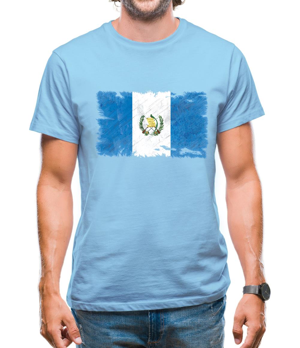 Guatemala Grunge Style Flag Mens T-Shirt Guatemala Grunge Style Flag Mens T-Shirt
