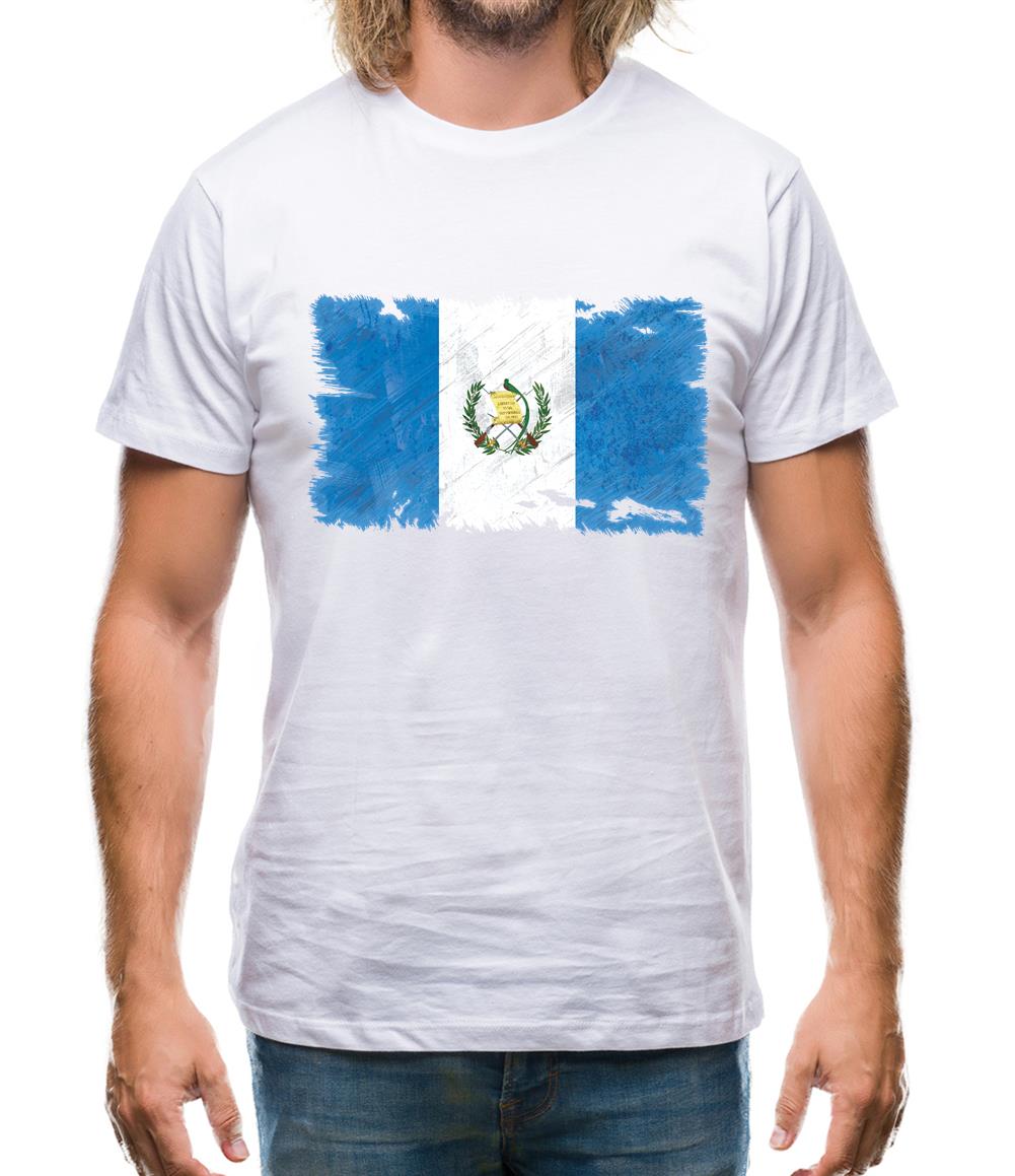 Guatemala Grunge Style Flag Mens T-Shirt Guatemala Grunge Style Flag Mens T-Shirt