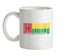 Guinea-Bissau Barcode Style Flag Ceramic Mug Guinea-Bissau Barcode Style Flag Ceramic Mug
