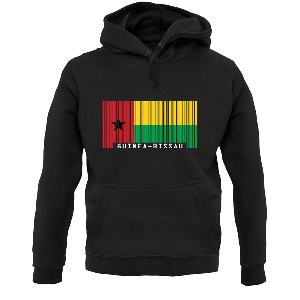 Guinea-Bissau Barcode Style Flag Unisex Hoodie