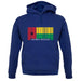 Guinea-Bissau Barcode Style Flag unisex hoodie Guinea-Bissau Barcode Style Flag unisex hoodie