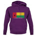 Guinea-Bissau Barcode Style Flag unisex hoodie Guinea-Bissau Barcode Style Flag unisex hoodie