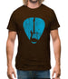 Guitar Pick Full Silhouette - Mens T-Shirt Guitar Pick Full Silhouette - Mens T-Shirt