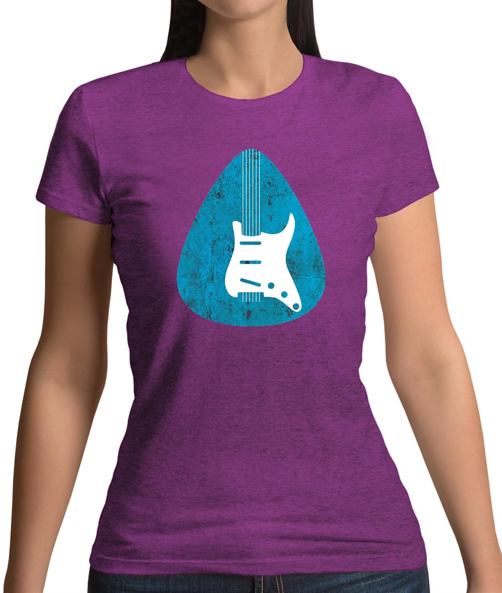 Guitar Pick Scratch Plate Womens T-Shirt Guitar Pick Scratch Plate Womens T-Shirt