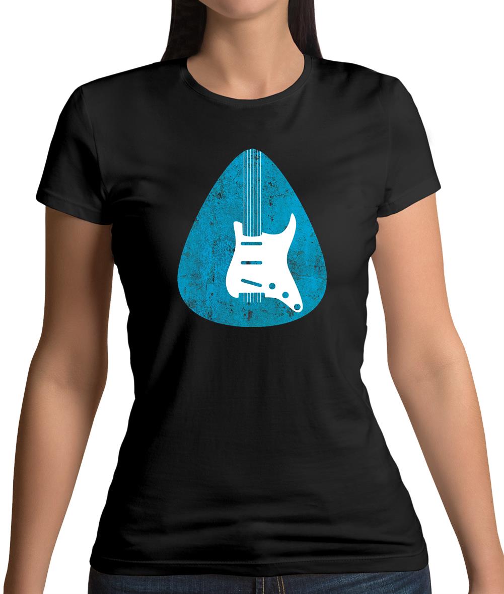 Guitar Pick Scratch Plate Womens T-Shirt Guitar Pick Scratch Plate Womens T-Shirt