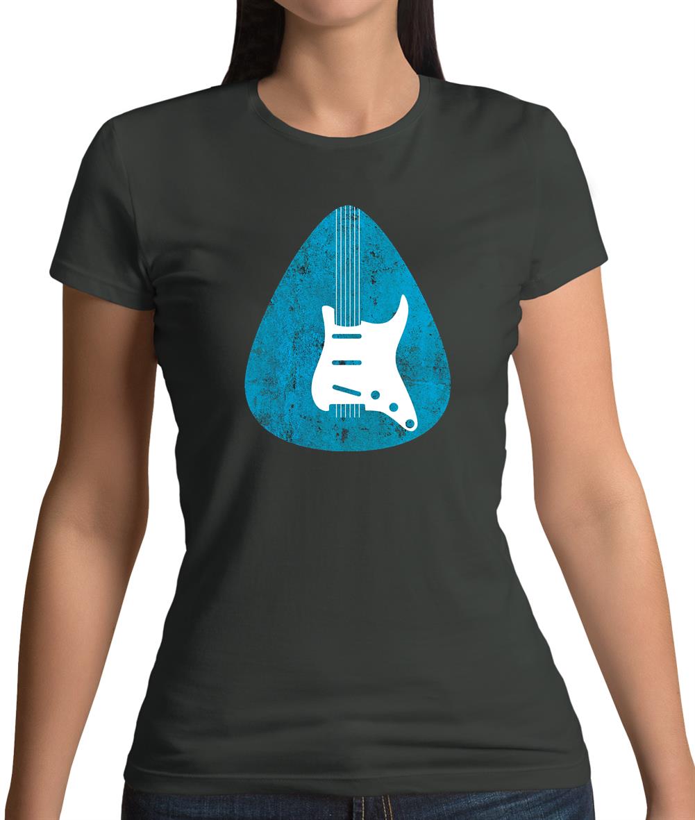Guitar Pick Scratch Plate Womens T-Shirt Guitar Pick Scratch Plate Womens T-Shirt