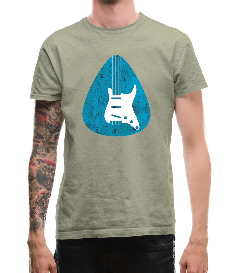 Guitar Pick Scratch Plate Mens T-Shirt Guitar Pick Scratch Plate Mens T-Shirt
