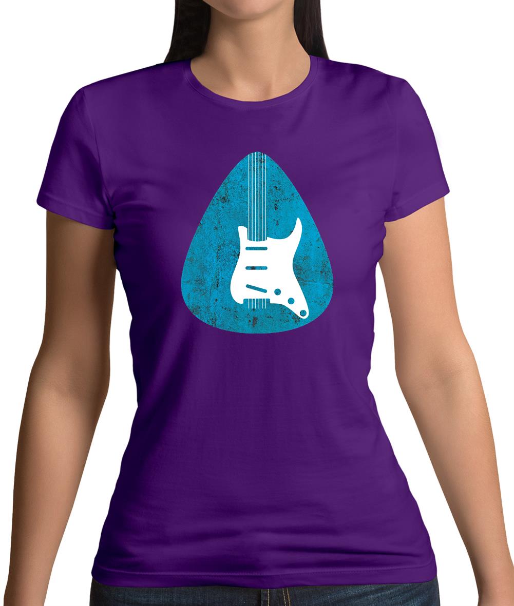 Guitar Pick Scratch Plate Womens T-Shirt Guitar Pick Scratch Plate Womens T-Shirt