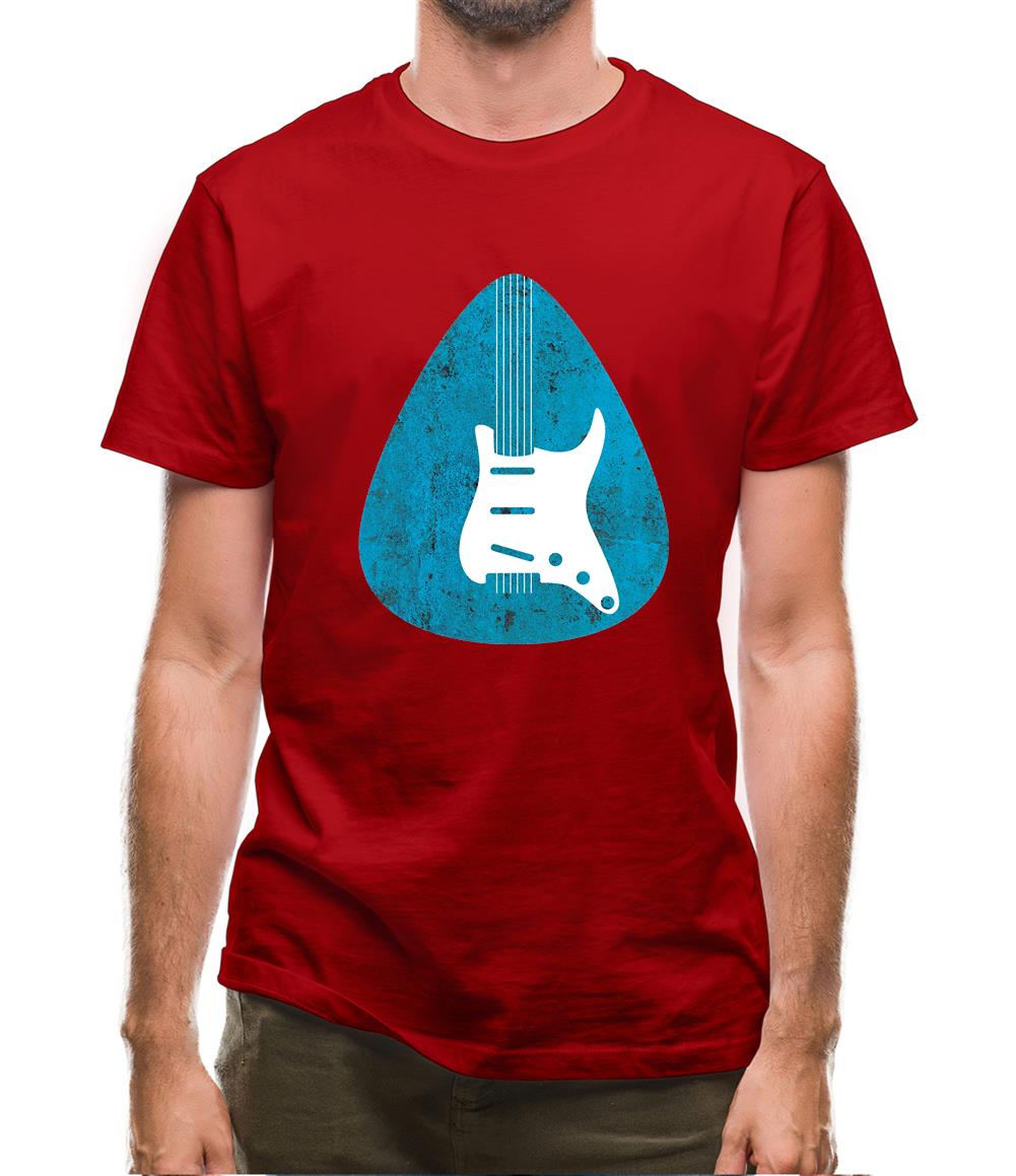Guitar Pick Scratch Plate Mens T-Shirt Guitar Pick Scratch Plate Mens T-Shirt