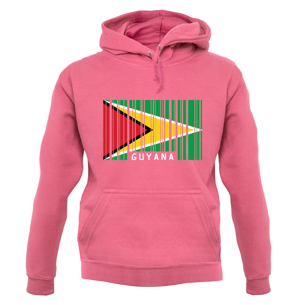 Guyana Barcode Style Flag unisex hoodie Guyana Barcode Style Flag unisex hoodie