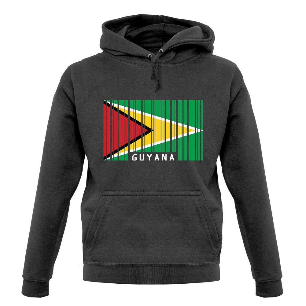 Guyana Barcode Style Flag unisex hoodie Guyana Barcode Style Flag unisex hoodie