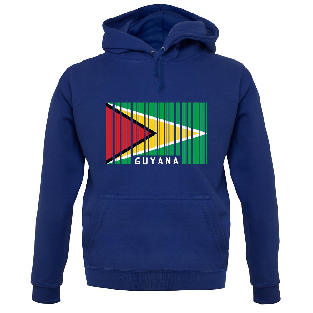 Guyana Barcode Style Flag unisex hoodie Guyana Barcode Style Flag unisex hoodie