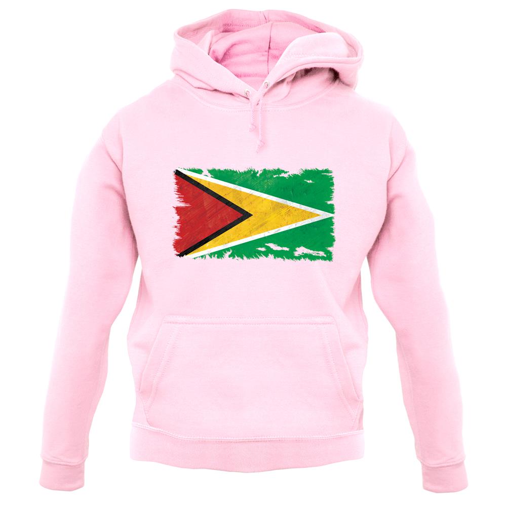 Guyana Grunge Style Flag unisex hoodie Guyana Grunge Style Flag unisex hoodie