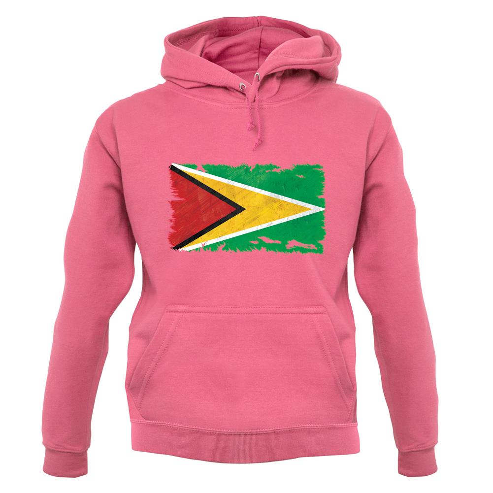 Guyana Grunge Style Flag unisex hoodie Guyana Grunge Style Flag unisex hoodie
