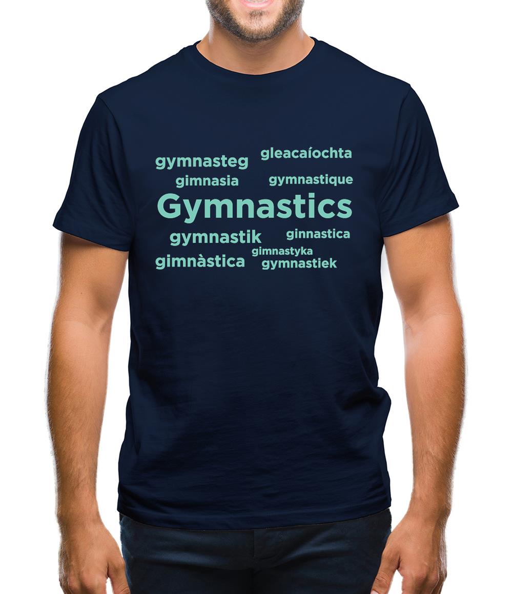 Gymnastics Language Mens T-Shirt Gymnastics Language Mens T-Shirt