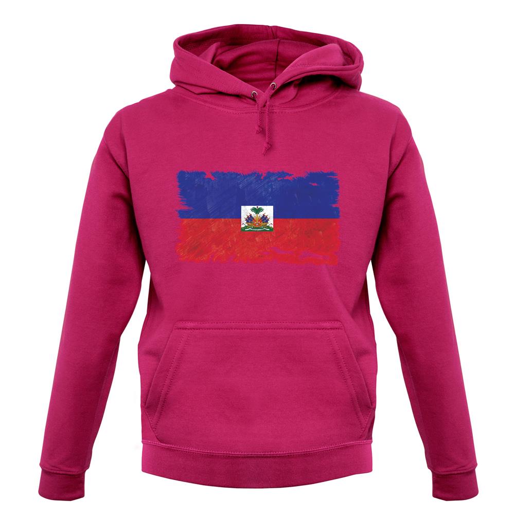 Haiti Grunge Style Flag unisex hoodie Haiti Grunge Style Flag unisex hoodie