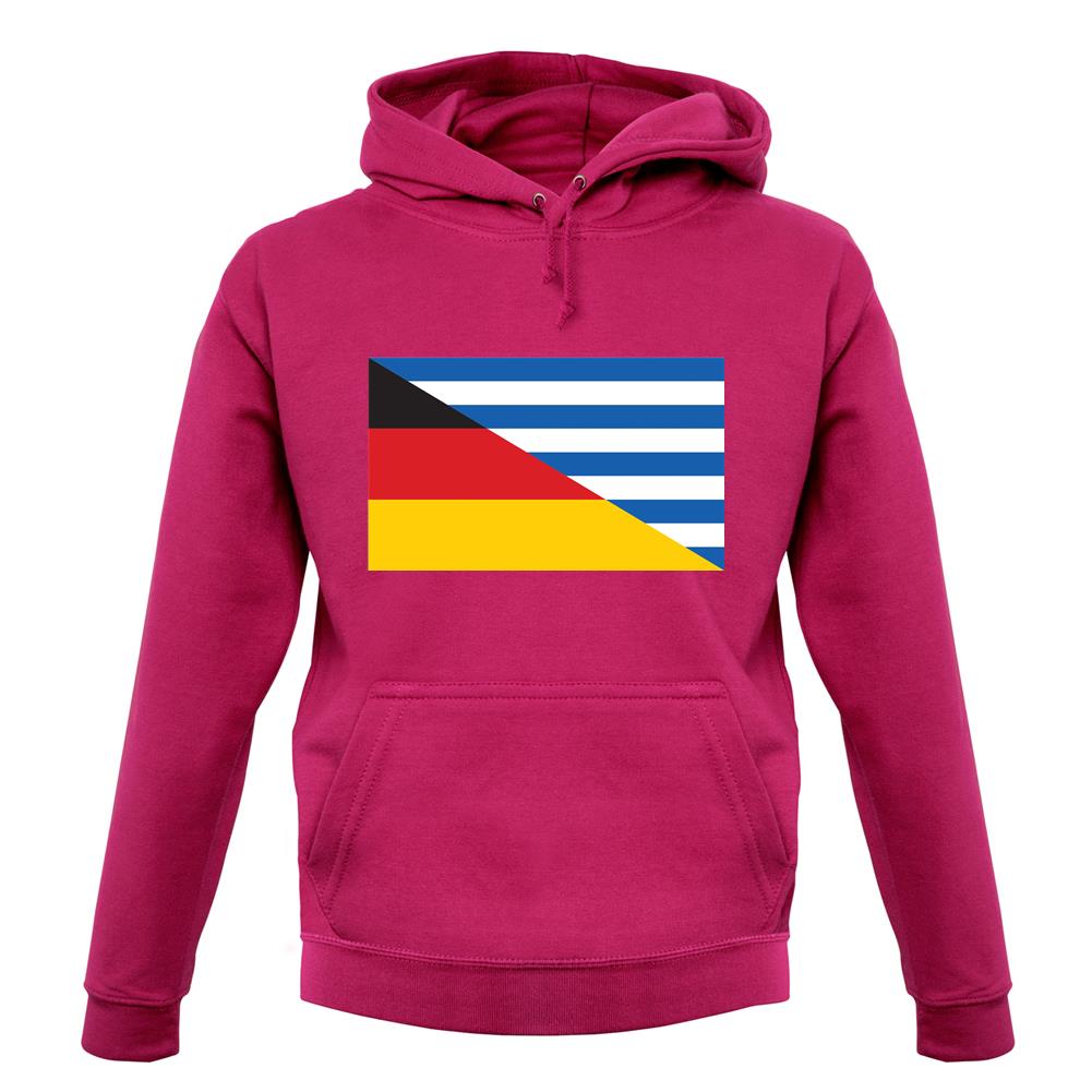 Half German Half Greek Flag unisex hoodie Half German Half Greek Flag unisex hoodie