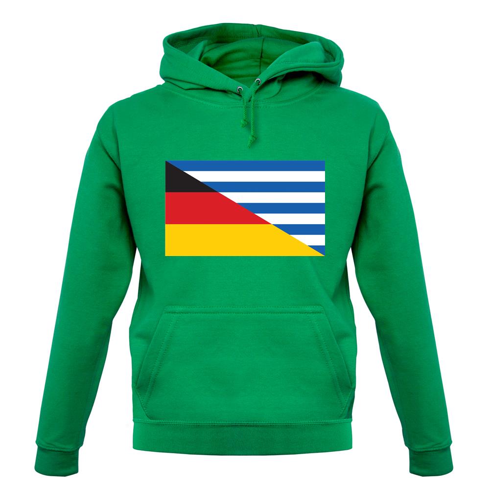 Half German Half Greek Flag unisex hoodie Half German Half Greek Flag unisex hoodie